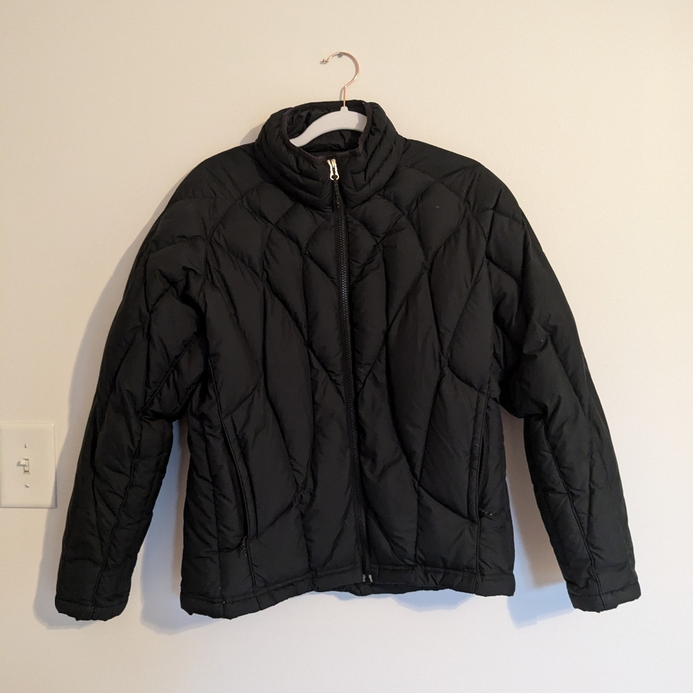 REI co-op goose down puffer jacket size M black
